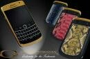 Blackberry Bold 9700 одели в золото и кожу питона